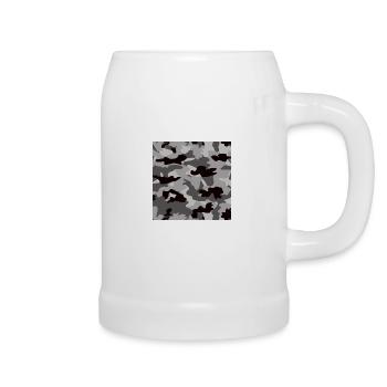 camouflage gray - Beer Mug - white - Right