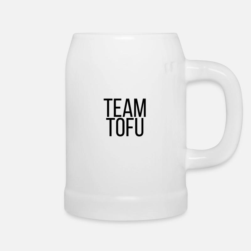 Team Tofu - Bierkrug - Weiß
