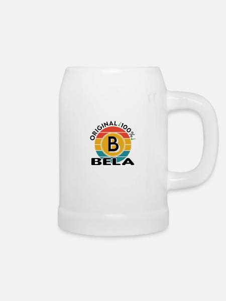 Bela - Bierkrug - Weiß