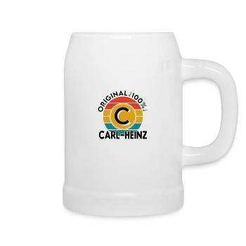 Carl-Heinz - Bierkrug - Weiß - Rechts