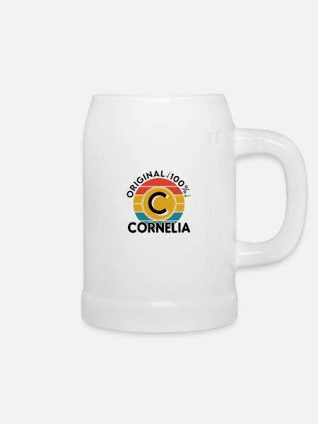 Cornelia - Bierkrug - Weiß