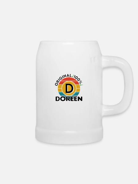 Doreen - Bierkrug - Weiß