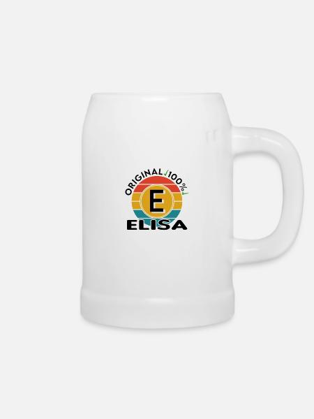 Elisa - Bierkrug - Weiß