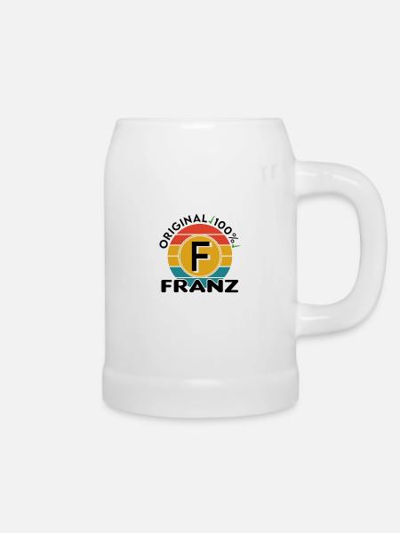 Franz - Bierkrug - Weiß