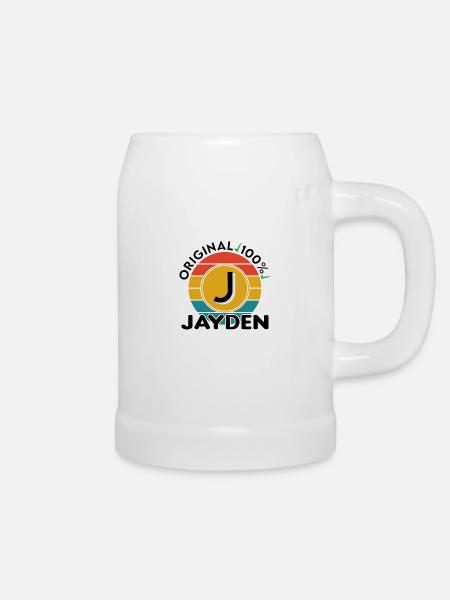 Jayden - Bierkrug - Weiß
