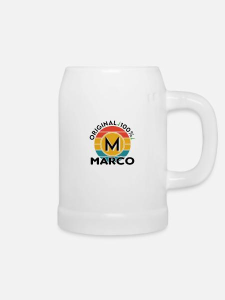 Marco - Bierkrug - Weiß