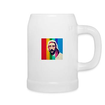 Diversity Jesus - Beer Mug - white - Right