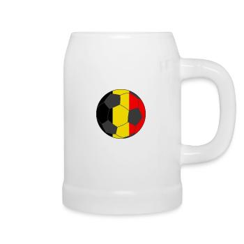 Football Belgium - Beer Mug - white - Right