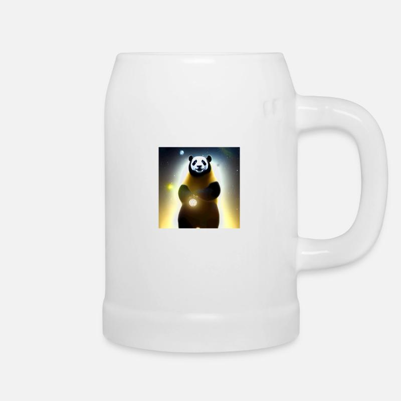 A panda for every heart - Beer Mug - white