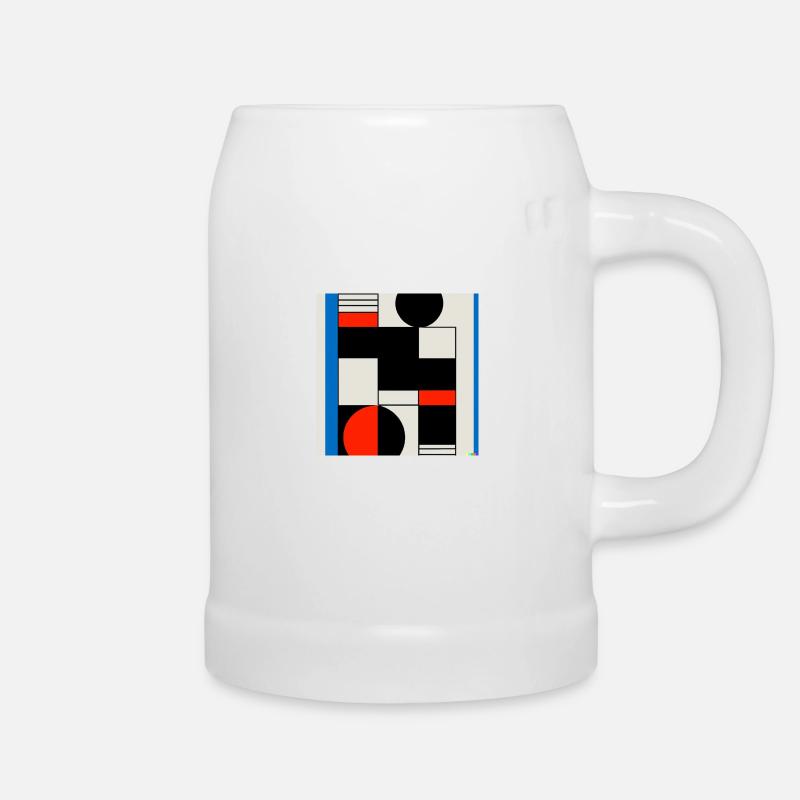 Artificial Intelligence generated Design AI/ KI - Beer Mug - white