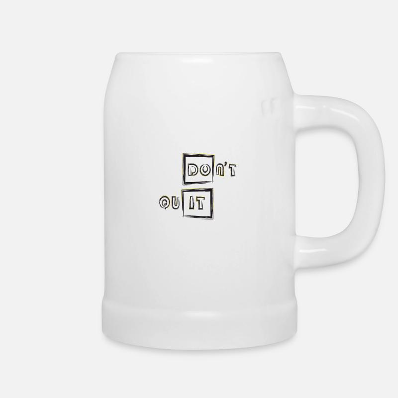 do it - Beer Mug - white