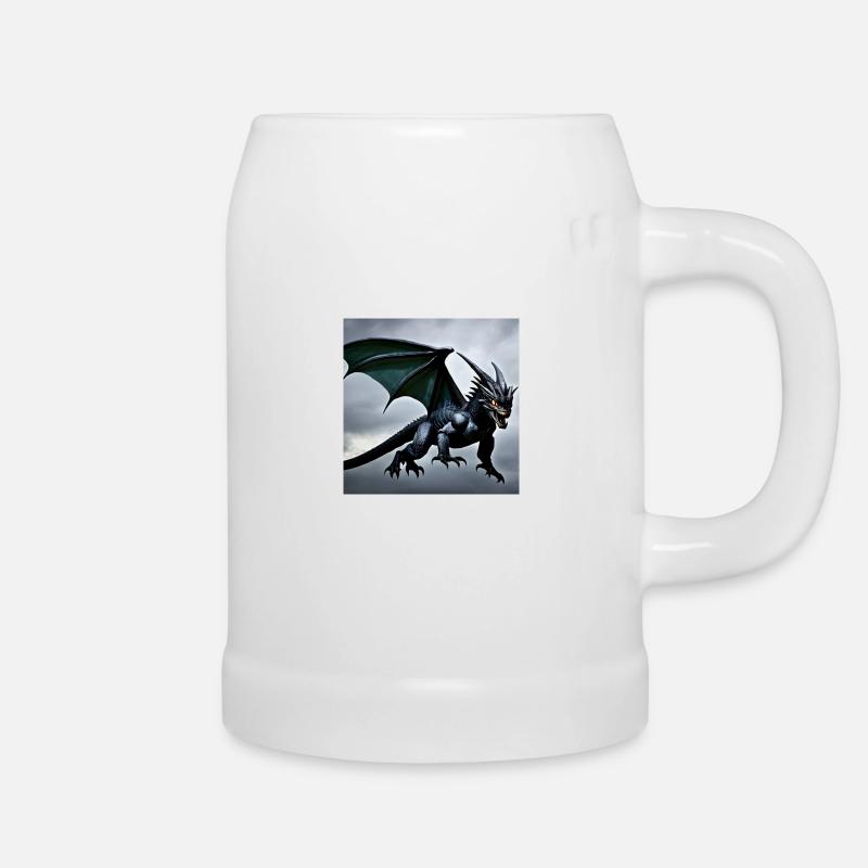 DrachenGodzilla - Bierkrug - Weiß