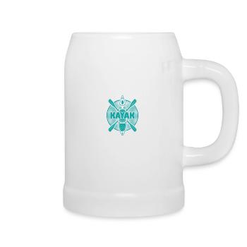 Sports nautiques en kayak - Chope en céramique - blanc - Droite