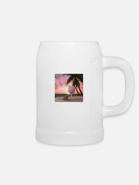 Cocktail 4 Geschenk - Bierkrug - Weiß
