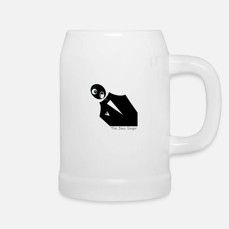 The Jazz Singer - Beer Mug - white