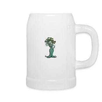 Medusa - Bierkrug - Weiß - Rechts
