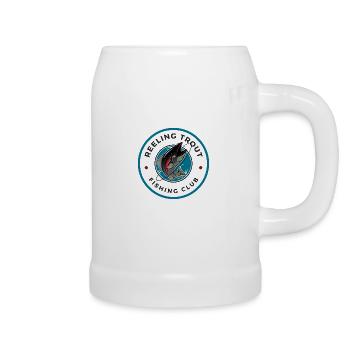 Pêche - Chope en céramique - blanc - Droite