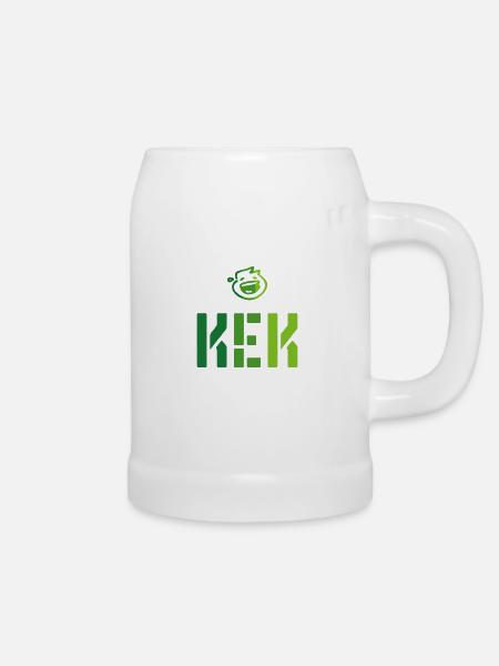 Kek2 - Bierkrug - Weiß