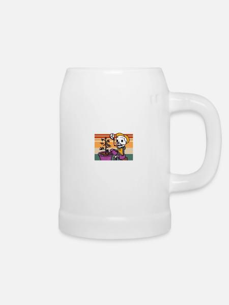 Support your local Farmer - Bierkrug - Weiß