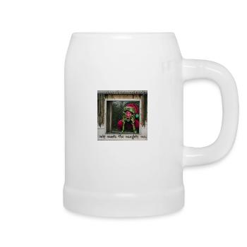 Christmas in the woods - Bierkrug - Weiß - Rechts