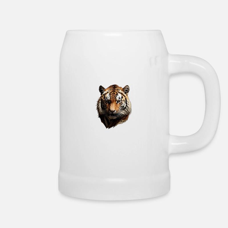 Tiger AI généré par e30 - Chope en céramique - blanc