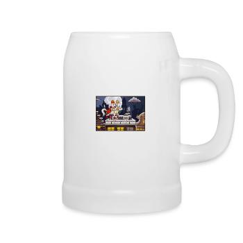 Saint-Nicolas le 5 décembre - Chope en céramique - blanc - Droite