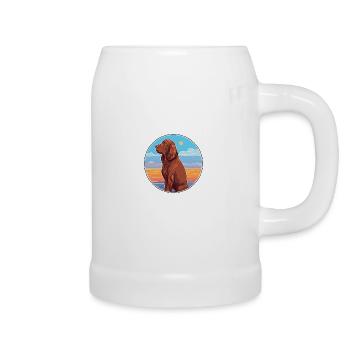 Sussex Épagneul chien race Cartoon Kawaii Clipart - Chope en céramique - blanc - Droite