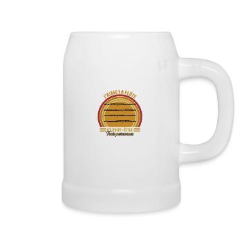 j'aime la flûte idée Cadeau flûtiste - Chope en céramique - blanc - Droite