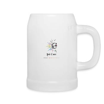 we care - Beer Mug - white - Right