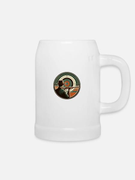 Schütze - Bierkrug - Weiß