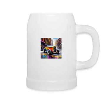 Hotrod V8 - Beer Mug - white - Right