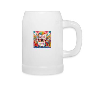 International Women's Day 8 March - Beer Mug - white - Right