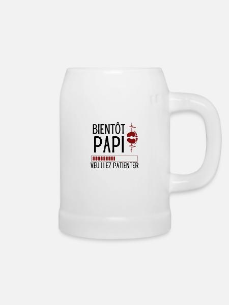 BALD PAPI - Bierkrug - Weiß