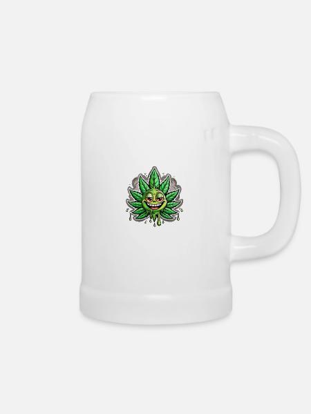 stoned - Bierkrug - Weiß