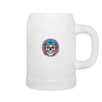 Dive into the Unknown! - Beer Mug - white - Right