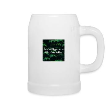 Natural artificial intelligence - Beer Mug - white - Right