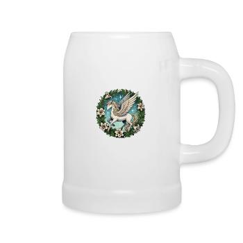Pegasus Unicorn - Beer Mug - white - Right