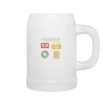 I'm not getting old, I'm increasing in value - Beer Mug - white - Right