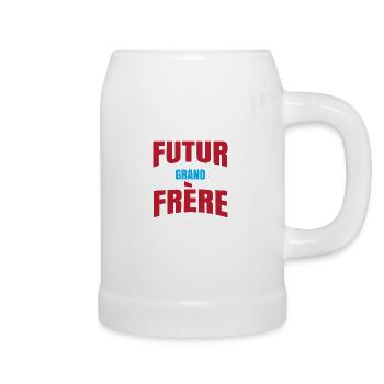 Futur grand frère - annonce futur grand frère - Chope en céramique - blanc - Droite