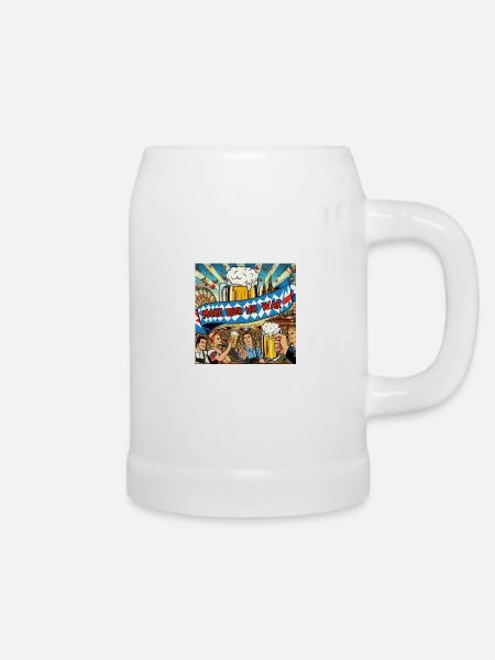 MAKE BEER NO WAR 3 - Bierkrug - Weiß