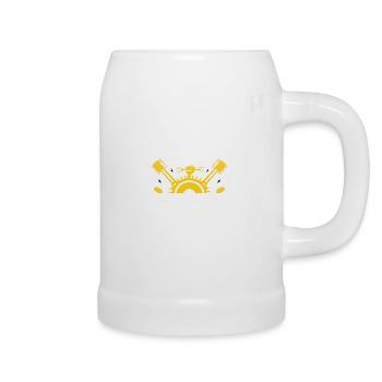 Y'a écrit mécanicien pas magicien - Chope en céramique - blanc - Droite