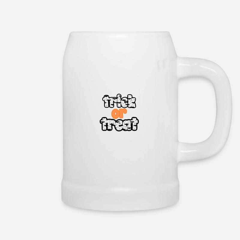 Süßes oder Saures - Bierkrug - Weiß