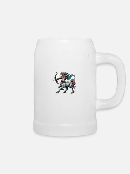 Zentaurus Zentaur - Bierkrug - Weiß