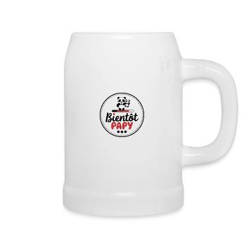 Bientôt papy - Chope en céramique - blanc - Droite