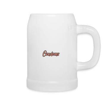 Need Money For Condoms - Beer Mug - white - Right