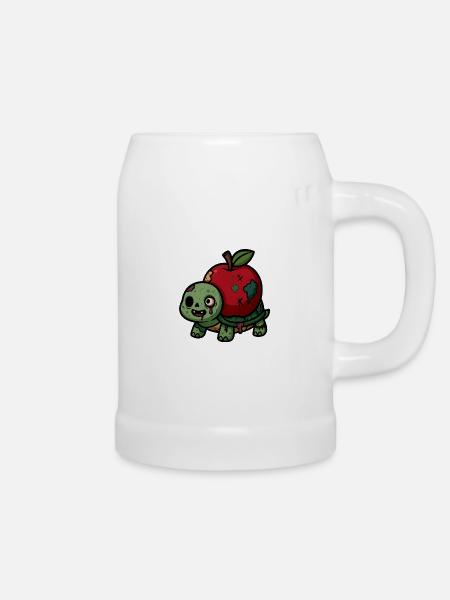 Zombiekröte - Bierkrug - Weiß