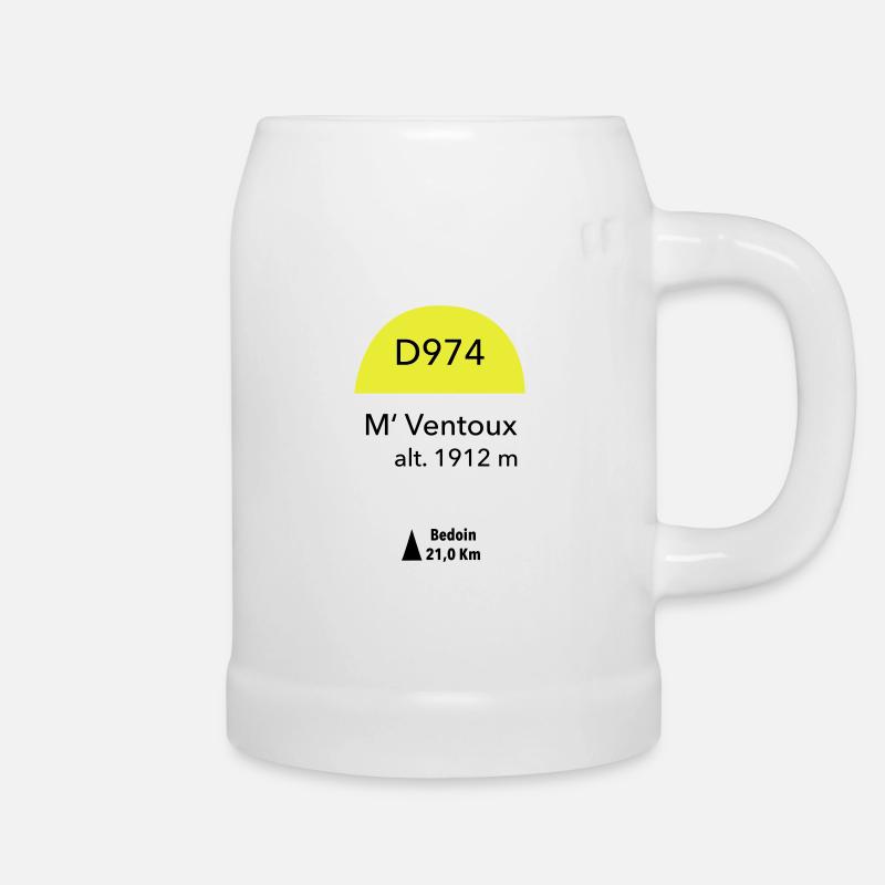 Mont Ventoux - Bierkrug - Weiß