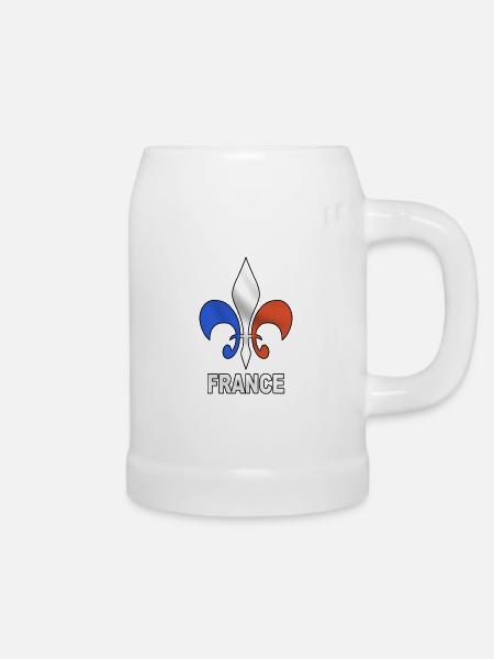 Frankreich - Bierkrug - Weiß