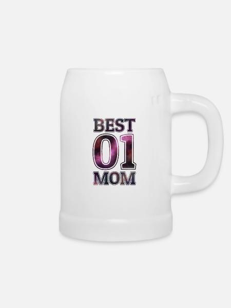 best mom - Bierkrug - Weiß