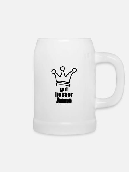 Anne - Bierkrug - Weiß